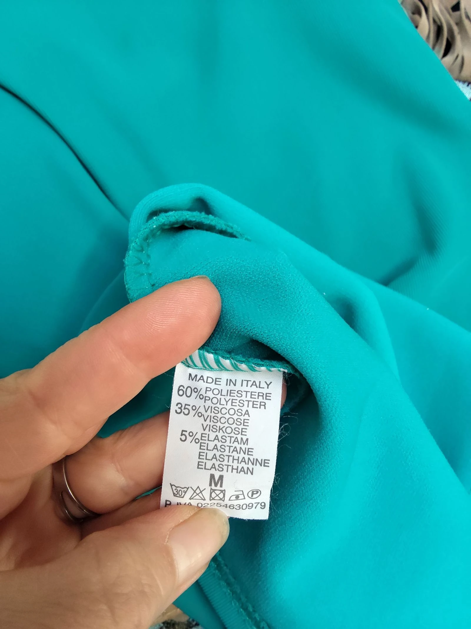 Green dress with a bow tie on one shoulder zipper at the back for women size M or 38 – photo 11